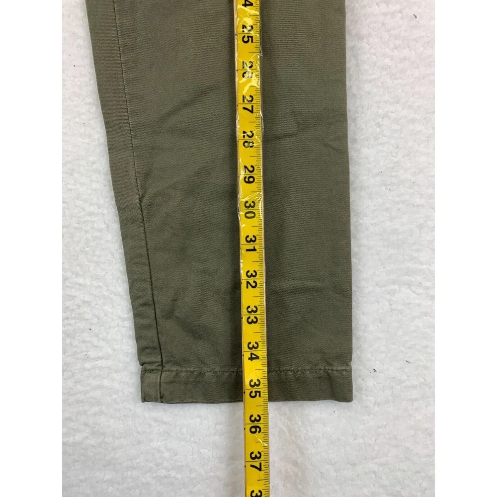 Banana Republic Chino Pants Women's 0 Olive Green NWT Classic Workwear Straight - Picture 8 of 12